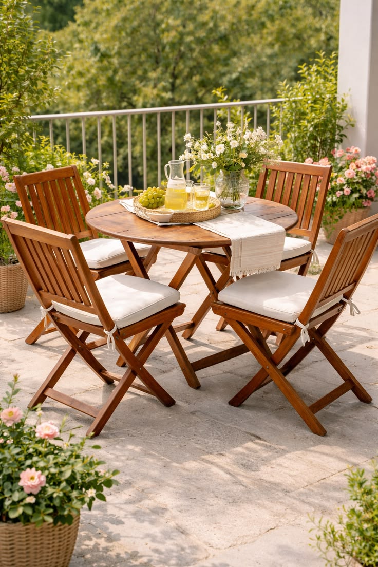 Outdoor 4-Seater Dining Set