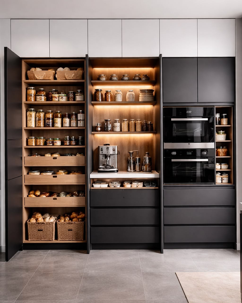 Tall Kitchen Storage Cabinet