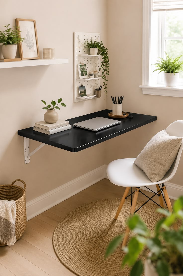 Wall-Mounted Study Desk